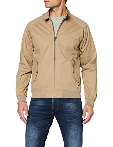 Ben Sherman Core Harrington Chaqueta, Beige (Arena 310), L para Hombre