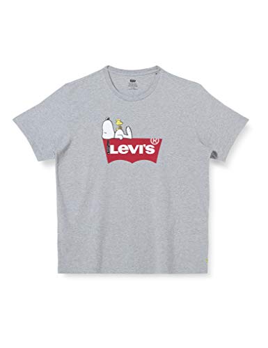 Camiseta Graphic Setin 2 Neck x Peanuts HM 3 Levis - Color - Gris, Talla - XL