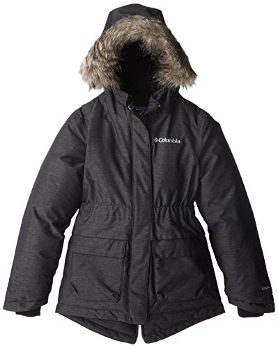 Columbia Nordic Strider Chaqueta De Invierno, Niñas, Negro (Black), XS