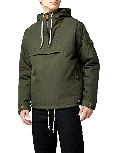 Dickies Milford Abrigo, Verde (Olive Green), Large (Tamaño del Fabricante:Large) para Hombre