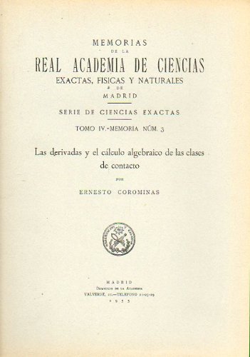 Las derivadas y el cálculo algebraico de las clases de contacto