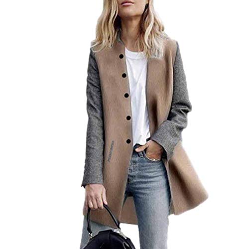 Overdose Chaqueta para Mujer De Manga Larga Casual Chaqueta Lady Coat Jumper Knitwear Nuevas Tapas Superiores