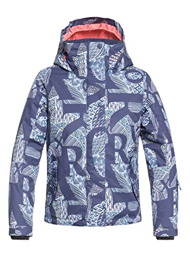 Roxy Jetty Chaqueta, Niñas, Azul (Crown Blue_freespace Girl), 14/XL