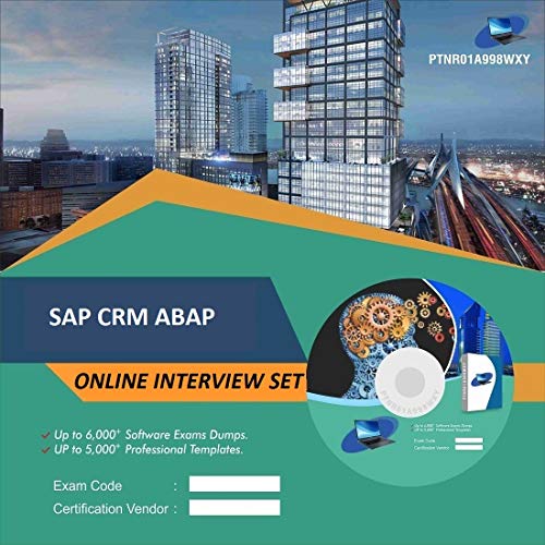 SAP CRM ABAP Complete Unique Collection Interview Video Training Solution Set (DVD)