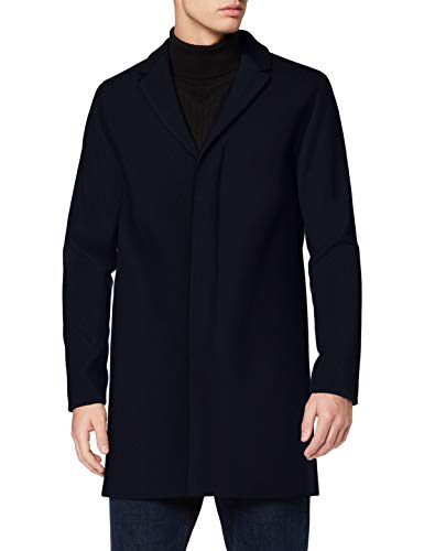 SELECTED HOMME Slhbrove Wool Coat B Noos Abrigo, Azul (Dark Sapphire Dark Sapphire), XX-Large para Hombre