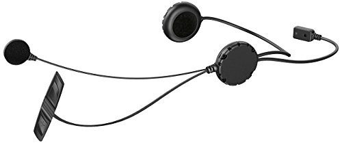 Sena 3S-W Auricular Bluetooth e intercomunicador para motos y scooters Kit casco integral, Micrófono con cable