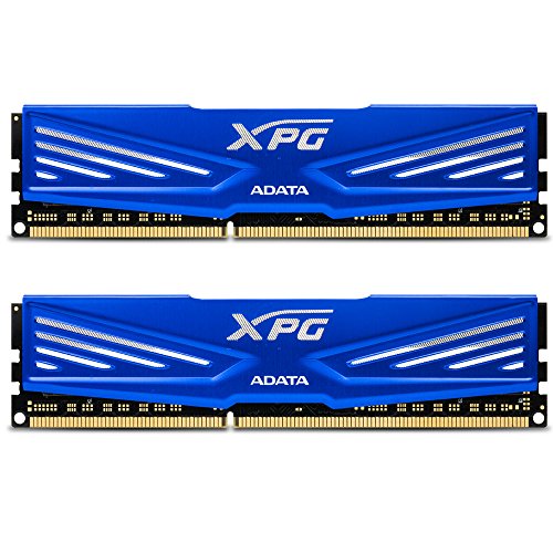 ADATA 16GB XPG V1.0 módulo de - Memoria (16 GB, 2 x 8 GB, DDR3, 1600 MHz, 240-pin DIMM, Azul)