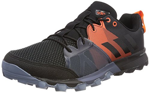 adidas Kanadia 8.1 TR m, Zapatillas de Trail Running para Hombre, Negro (Carbon/Core Black/Orange 0), 40 2/3 EU