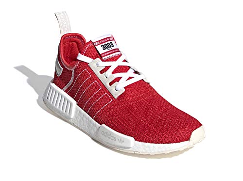 adidas NMD_r1, Zapatillas de Gimnasia para Hombre, Rojo (Active Red/Active Red/Ecru Tint S18 Active Red/Active Red/Ecru Tint S18), 45 1/3 EU