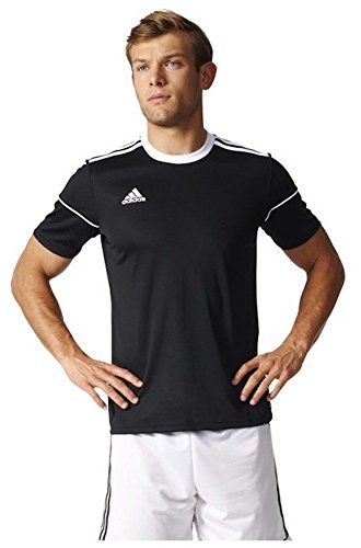 adidas Squad 17 JSY SS Camiseta de Manga Corta, Hombre, Negro (Negro/Blanco), 2XL