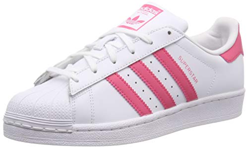 Adidas Superstar J, Zapatillas de Gimnasia Unisex Niños, Blanco (FTWR White/Clear Pink/Clear Pink FTWR White/Clear Pink/Clear Pink), 37 1/3 EU