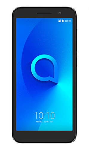 Alcatel 1 - Smartphone de 5" (Quad-Core 1.28 MT6739, RAM de 1 GB, memoria de 8 GB, cámara de 5 MP, Android 8.0 GO), negro metálico