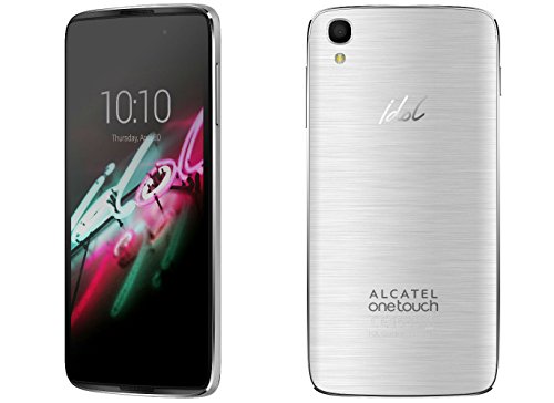 Alcatel Idol3 - Smartphone de 4.7" (Quad Core 1.2 GHz, Memoria Interna de 8 GB, 1.5 GB de RAM, cámara de 13 MP, Android) Plateado