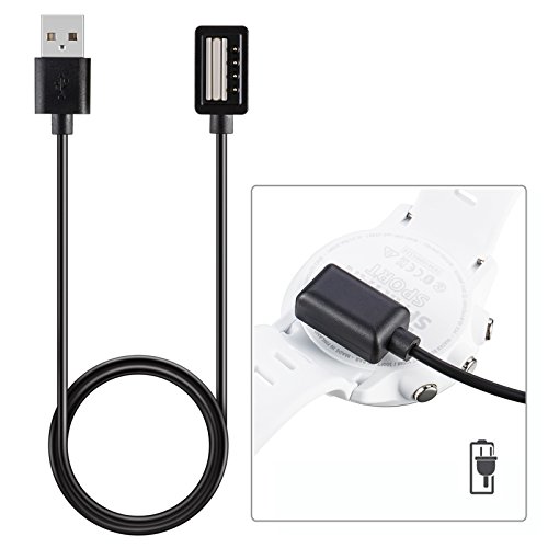 BECEMURU Suunto 9 Brao Charger Reemplazo de sincronización de Datos USB Cable Accesorios para Suunto 9 Brao/Suunto Spartan Ultra/Spartan Ultra HR/Spartan Sport/Spartan Smart Reloj (3,3 pies / 100 cm)