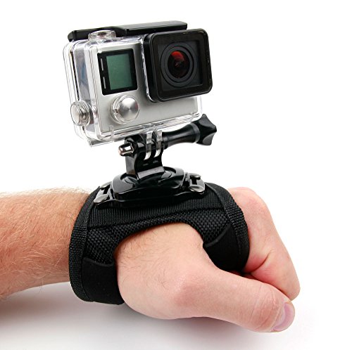 DURAGADGET Correa de Mano con Soporte para Cámara Deportiva PNJ AEE S80 | Rollei Actioncam 416 | Actioncam 426 | Tec.Bean 4 K