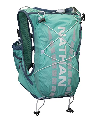 Nathan VaporAiress Hydration Race Vests Mochila, Mujer, Blanco (Cockatoo), XS