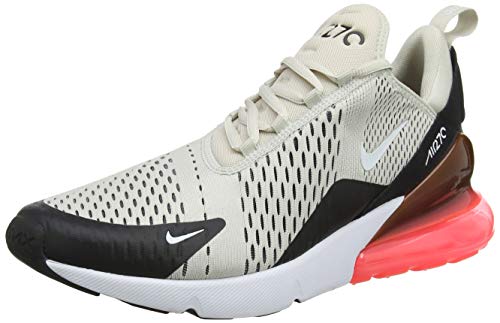 Nike Air MAX 270, Zapatillas de Gimnasia para Hombre, Negro (Black/Lt Bone/Hot Punch/White 003), 42 EU