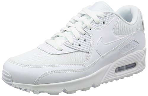 Nike Air Max 90 Essential - Zapatillas de running, Hombre, Blanco (White / White-White-White), 44