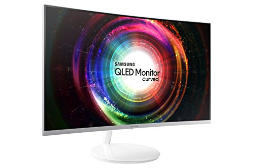 Samsung LC32H711 - Monitor curvo de 32" (WQHD, QLED, 2560x1440, 4ms, FreeSync, Flicker Free), blanco