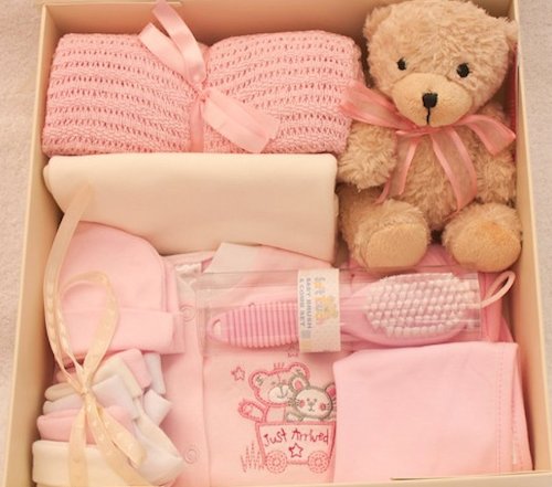 Set de regalo para recién nacidos, ajuar para recién nacidos rosa rosa Talla:0-3 Meses