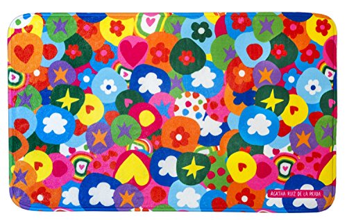 Vigar Agatha Ruiz de la Prada Alfombra para Cocina, Material: Microfibra, Multicolor, 45 x 75 cm