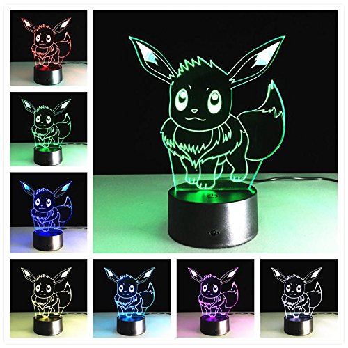 3D USB Luz de noche LED Escritorio Mesa Tamp Navidad Niños Regalo Decoración del hogar Dibujos animados Anime Dragon Ball Hollywood Película Superhéroe Goku monstruo animal Nave espacial Robot