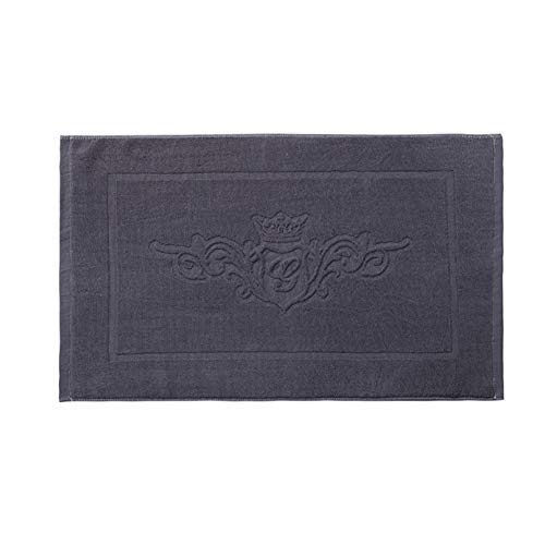 Alfombra de baño Alfombras de baño súper suaves y absorbentes, Antideslizante, lavable a máquina estera de baño suave y esponjosa, Alfombra de algodón paquistaní perfecta for duchas y baños (gris)