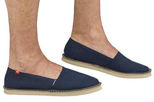 Cressi Espadrillas Valencia Alpargatas con Suela de Goma, Adultos Unisex, Azul, 43