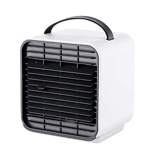 Enfriador de aire portátil, móvil acondicionadores de aire, sin ruido por evaporación con puerto USB 3 Ventilador de velocidad Inicio Alquiler de Oficina al aire libre