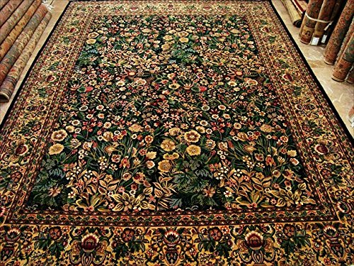 Exclusivo diseñado flores Allover jardín decorativo nueva zona oriental Alfombras anudadas a mano alfombra, lana, (10 x 14) '