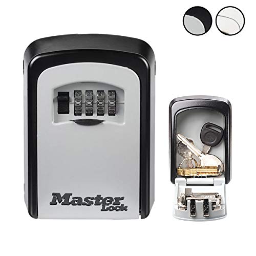 MASTER LOCK Caja fuerte para llaves [Mediana] [Montaje mural] - 5401EURD - Caja de seguridad