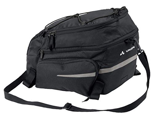 VAUDE Silkroad Plus Snap-it Alforja, Unisex Adulto, Negro, Talla Única