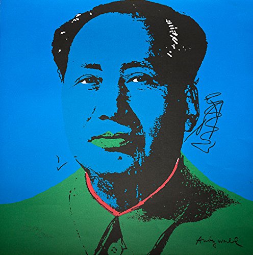 Andy Warhol – 'Presidente Mao' – gran número de mano Vintage Litografía – c1986 (cmoa edición limitada)