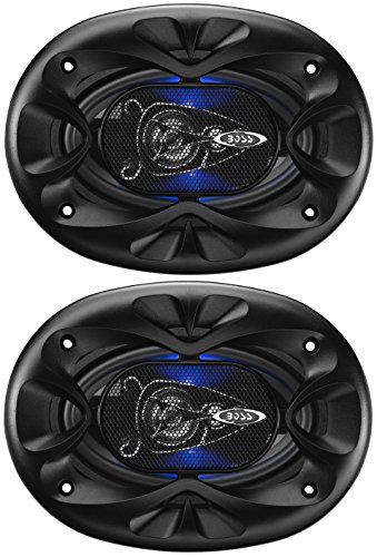 Boss Audio Systems Rage 4" x 6" 4-Way 250W Full Range Speaker Ovalado De 4 vías 250W 2pieza(s) Altavoz Audio - Altavoces para Coche (De 4 vías, 250 W, 4 Ω, 90 dB, 100-16000 Hz, 4,45 cm)