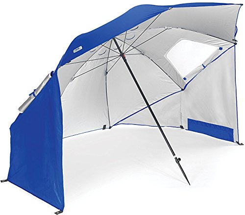 SKLZ Parsol Sport Brella Sombrilla para Todas Las Estaciones, Unisex, Azul, 2.4 m