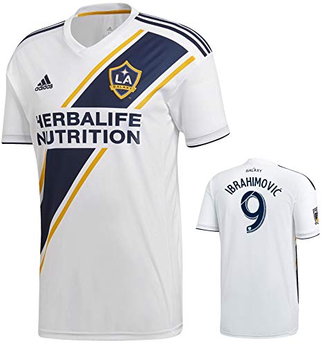 Soccer Jersey Los Angeles Galaxy Camiseta Ibrahimovic' Home 2019-20, Bianco, L