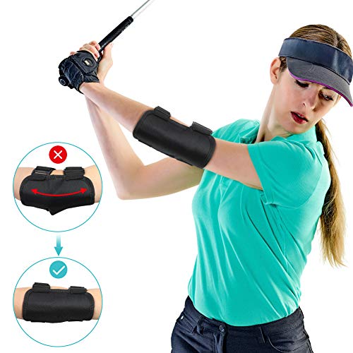 Yosoo Health Gear Entrenador de Codo para Golf, Entrenador de Swing para Golf, Analizadores de Swing para Golf, Codera Trainer para Principiantes de Golf