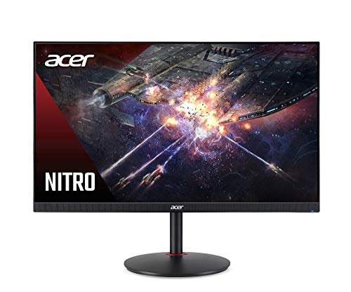 Acer Nitro XV2 Monitor, 69 cm (27"), ZeroFrame, FHD IPS 144Hz, FreeSync DisplayHDR 400 16:9 1ms(VRB), 400nits LED 2xHDMI, DP MM Audio out, USB 3.0, Pivot Euro/UK EMEA MPRII, Black, EcoDisplay