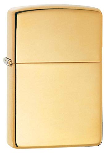 Heavy Wall High Armor Lighter Polish Brass - Mechero, Color High Polish Brass