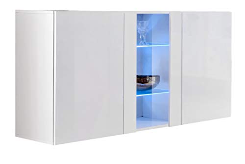 muebles bonitos – Aparador Colgante de diseño Salve en Color Blanco