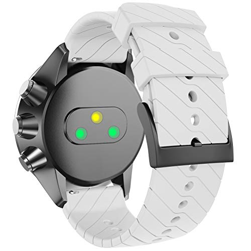 NotoCity Compatible con Correa Suunto 9 Spartan/Titanium/Smart Watch GPS/Suunto Spartan Sport Wrist HR (Blanco)