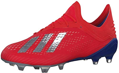 Adidas X 18.1 FG, Botas de fútbol para Hombre, Multicolor (Rojact/Plamet/Azufue 000), 40 2/3 EU