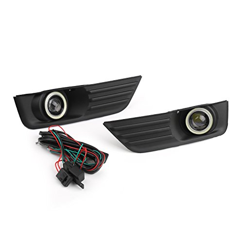 Artudatech Faros Antiniebla Coche, Par LED Angel Eyes Luz Antiniebla Coche Luz de Niebla, Lámpara Antiniebla Fog Lights para F-O-R-D Focus 2005