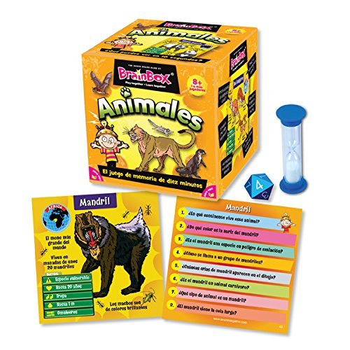 Brain Box Juego de Memoria Animales, Multicolor (Green Board Games 316470A)