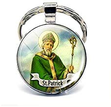 Llavero de San Patricio con colgante de la Virgen María de San Patricio