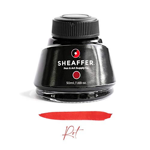 Sheaffer Skrip - Bote de tinta (50 ml), rojo