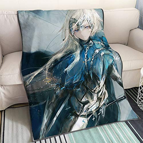 QTRT Serie Destino - Juan del Arco Pintura Manta 3D Versión Impresa Anime Personajes de Dibujos Animados de la Felpa Suave edredón de la Manta de Franela Anime Otaku Aficionados Regalo de Cama