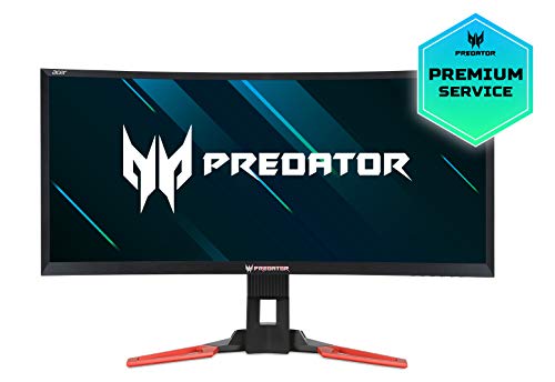 Acer Predator Z35 Monitor, 89 cm (35"), Curved 2000R 21:9, Ultra FullHD, VA LED 200Hz(OC), 4ms G-Sync 100M:1 A cm, 300nits HDMI DP MM USB 3.0 Hub(1up 4down), Euro/UK EMEA MPRII, EcoDisplay