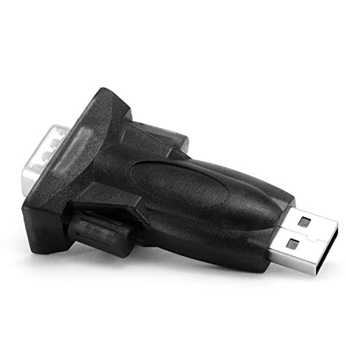 CSL - USB 2.0 a Serial RS232 Adaptador Puerto COM Negro