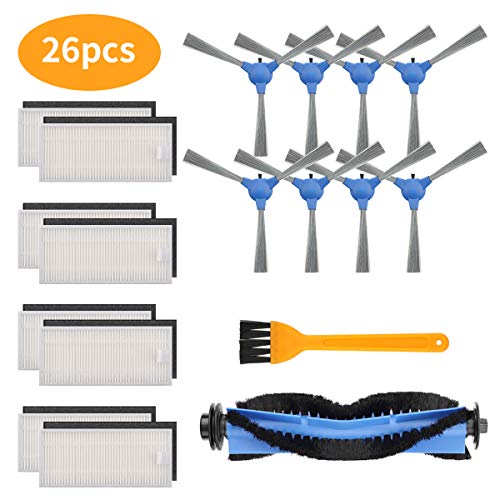 morpilot 26pcs Accesorios Kit de Reemplazo Compatible con Eufy RoboVac, RoboVac 11S, RoboVac 30, RoboVac 30C, RoboVac 15C, RoboVac 12, RoboVac 35C Replacement